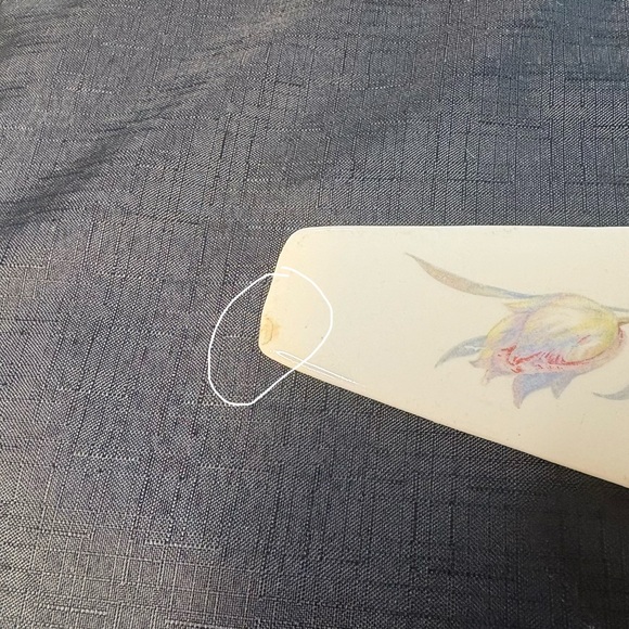 Vintage Ceramic Cake Server With Tulip Modif - Picture 5 of 6